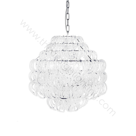 Pendant design lamp Giogali SP 3E by Vistosi (White)