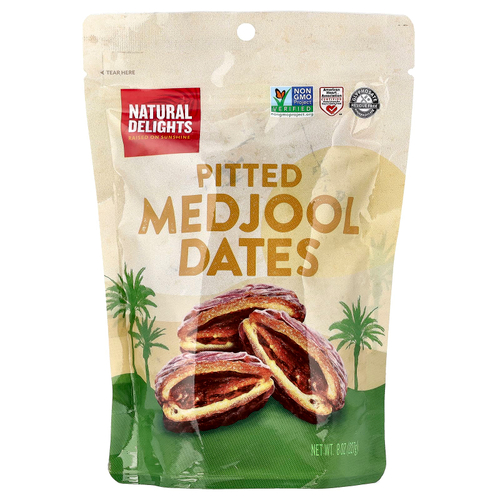 Natural Delights, Medjool без косточек, 227 г (8 унций)
