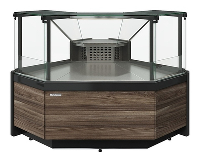 Витрина холодильная Carboma GC111 VM-5-1 1008 (динамика, газлифт, без боковин)