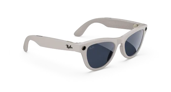 Умные очки Ray-Ban Meta Skyler Gen 2, сапфировые фотохромные линзы Transitions, глянцевая серая оправа