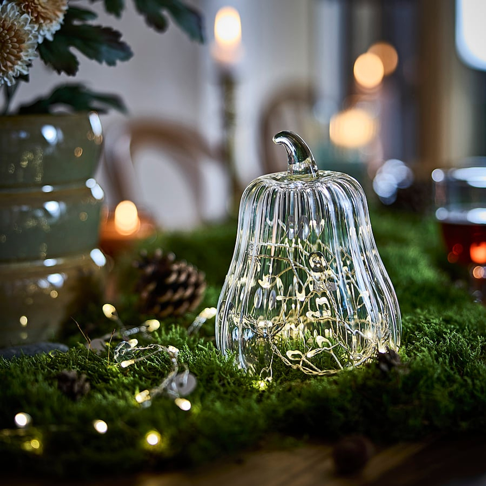 IKEA HÖSTAGILLE  (ИКЕА ХЁСТАГИЛЛЕ)  -  Стеклянный купол - прозрачное стекло 15 см