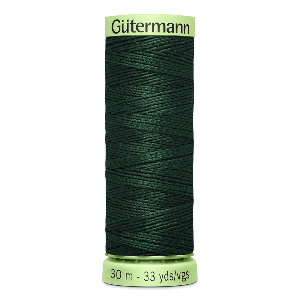 Нить Top Stitch 30/30 м для декоративной отстрочки, Gutermann, 472 т.бутылочный