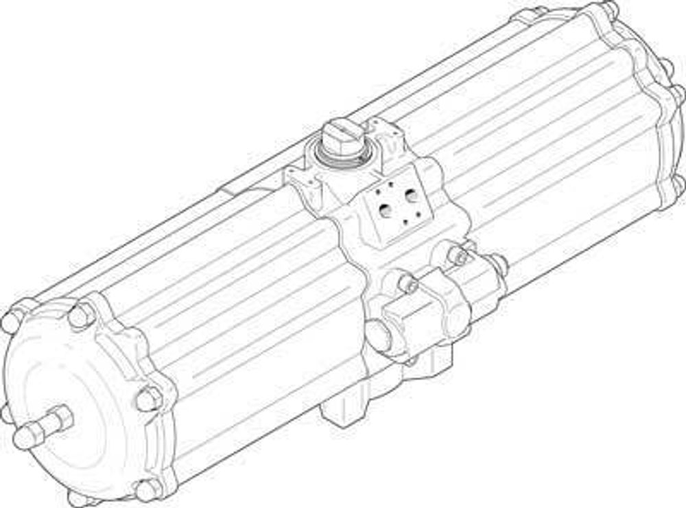 DAPS-1920-090-RS3-F16-T6 Неполноповоротный привод