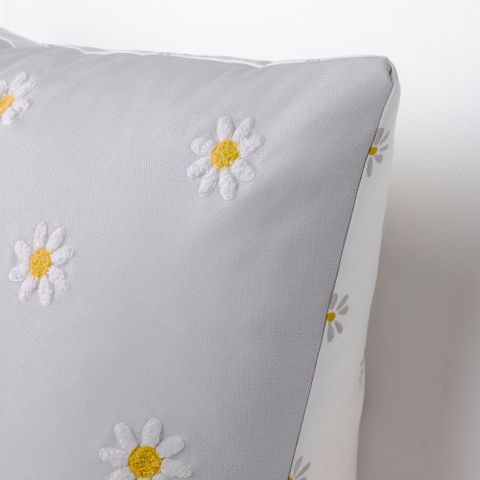 Чехол на подушку IKEA NATTSLANDA (НАТТСЛЭНДА), Серый с рисунком, 50x50 см