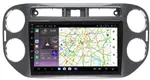 Магнитола для Volkswagen Tiguan 1 2011-2017 (рамка серая) - Kuberg QLed, Android 13, Быстрейшая, CarPlay, SIM-слот