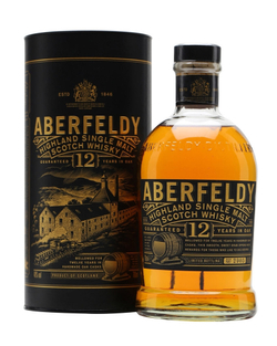 Виски Aberfeldy 12 Y.O. 0,7 л. В тубе