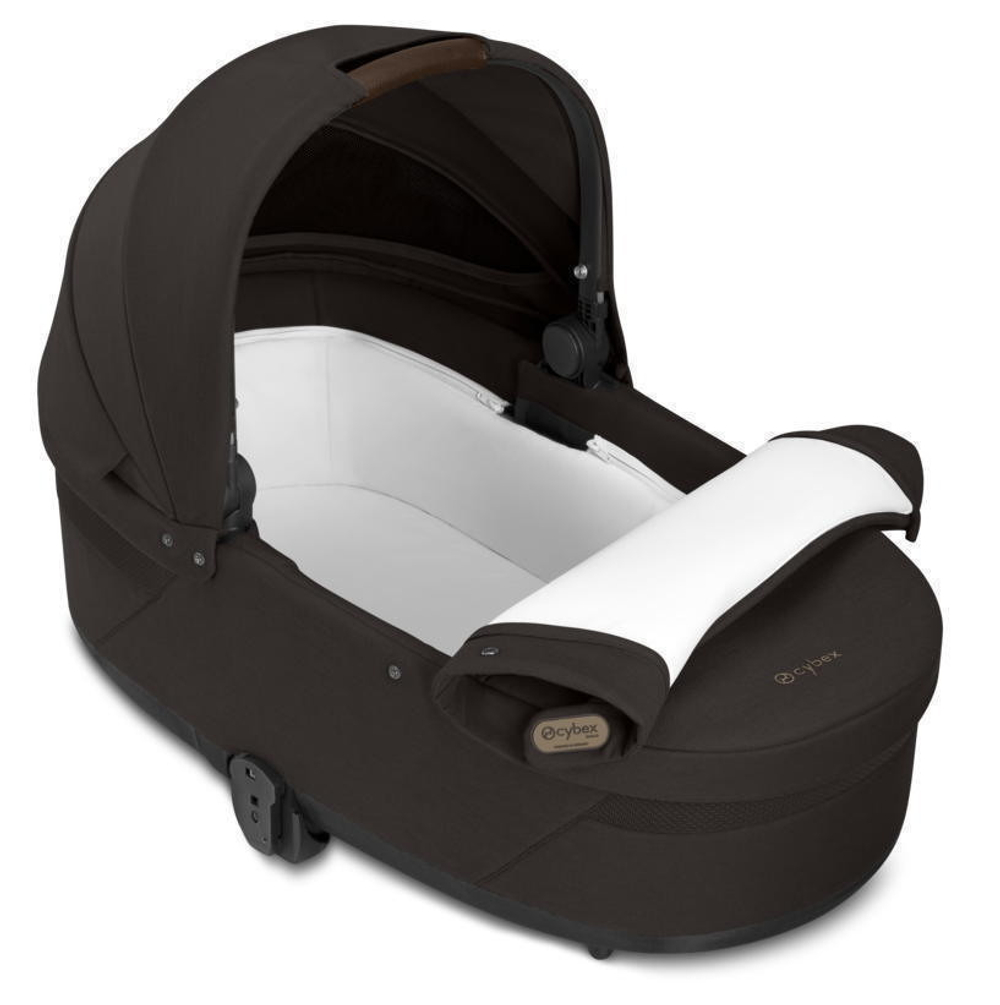 Коляска Cybex Balios S Lux TPE complete Cloud G Ocean Blue Plus 3 в 1 Chocolate Brown с дождевиками