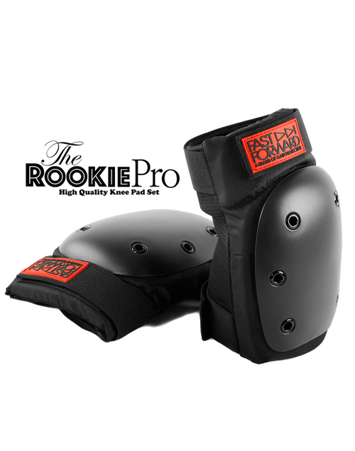 Защита на колени KNEE PADS set with new FFWD logo FAST FORWARD ROOKIE PRO XS(24-30см) черная GAIN NEW