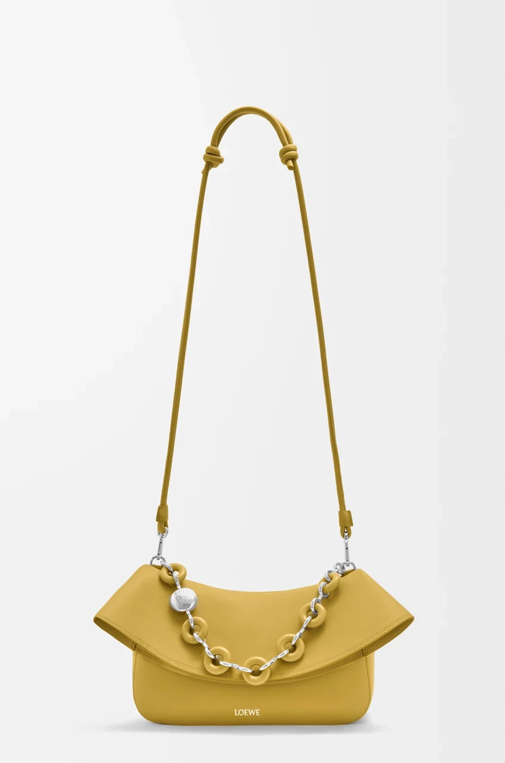 Loewe Средняя сумка Ola из гладкой телячьей кожи, желтый