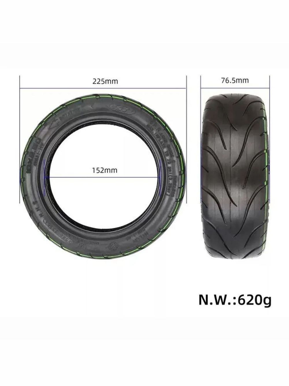 Покрышка 10х2.50 CST Kugoo M4 M4 pro Max Speed