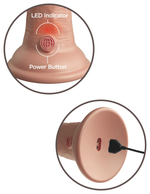 Вибратор KC Elite 6" Vibrating Silicone Dong - Light Pipedream 577621PD