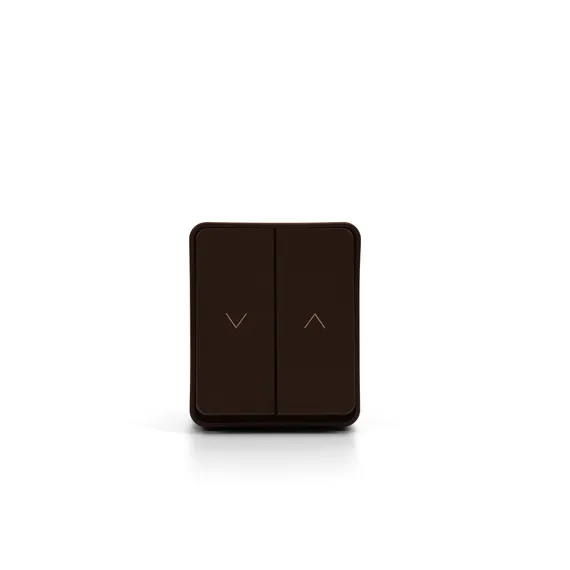 Выключатель для жалюзи двухклавишный IP54 Systeme Electric AtlasDesign Profi54 Коричневый ATN546019