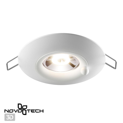370789 SPOT NT21 596 белый Светильник встраиваемый влагозащищенный IP44 GU10 50W 220V WATER