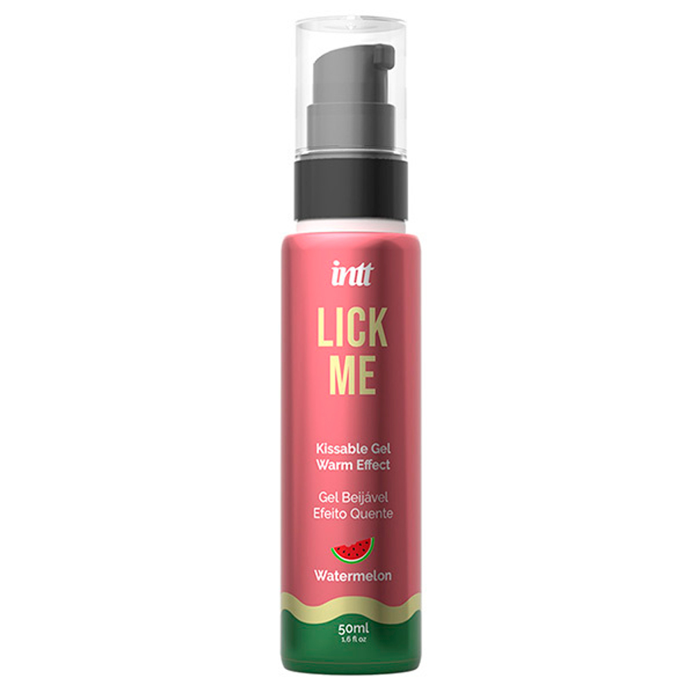 Гель с согревающим эффектом и ароматом арбуза INTT Lick Me 50мл