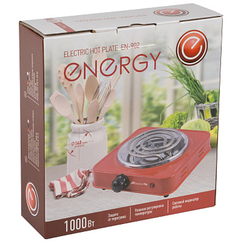 Плита электрическая 1-конфор. Energy EN-902 R (158974)