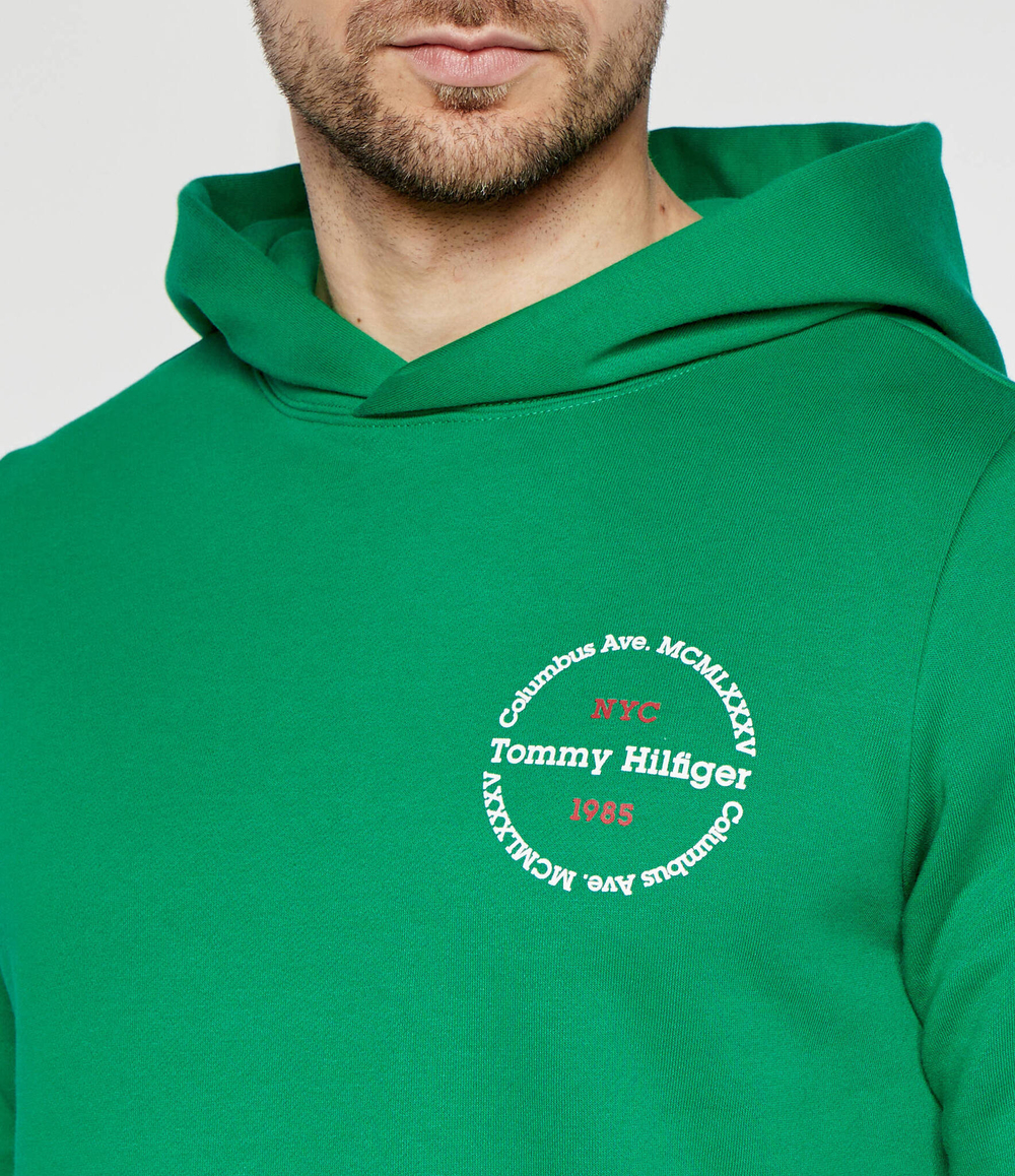 Худи ROUNDEL Tommy Hilfiger - зеленый(MW0MW34381)