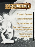 Гипс Г22 скульптурный 25кг, для творчества белый.
