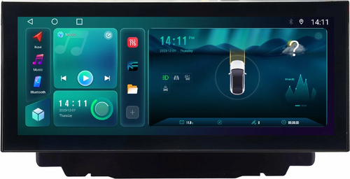 Магнитола для Mazda CX-5 2017-2021, CX-8 2017-2022 (без поддержки штатного меню) - Kuberg MKD монитор 12.5" в стиле LEXUS на Android 13, Быстрая, CarPlay, 4G SIM-слот