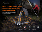 Фонарь налобный Fenix HM60R цвет камуфляж, ближний/дальний свет и красный свет, аккумуляторный, Type
