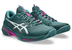 Теннисные кроссовки Asics Solution Speed FF 4 Clay - dark neptune/white