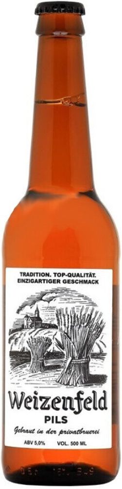 Пиво Василеостровское Вайценфельд Пилс / Weizenfeld Pils 0.45 - стекло