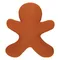 Подушка вязаная classy gingerbread из коллекции new year essential, 40х50 см