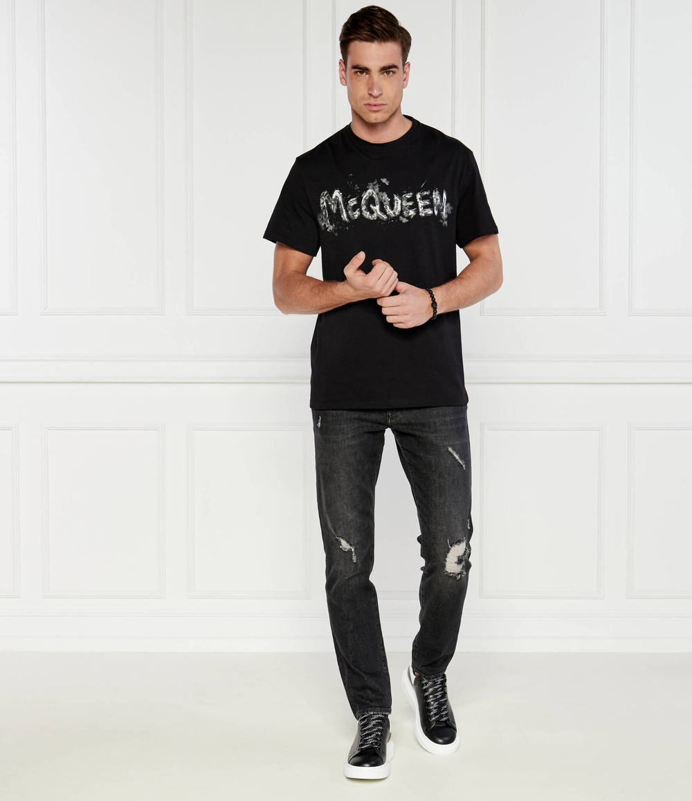 Футболка Alexander McQueen - черный(794578 QTABO)