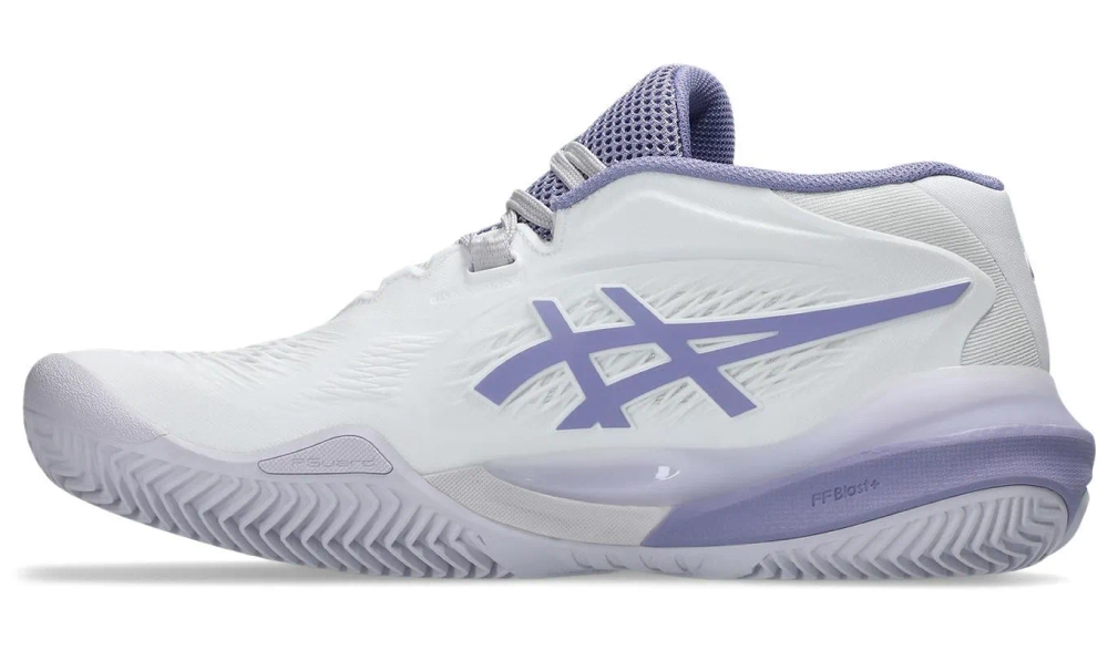Женские теннисные кроссовки Asics Gel-Resolution X Clay - white/bluebell