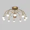Потолочная люстра Ragno 90031/10 LED золото Eurosvet