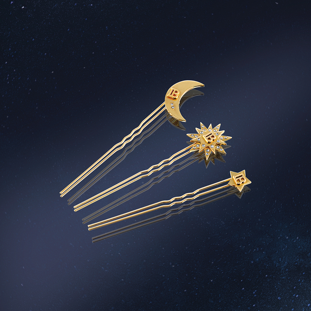 Balmain Hair Couture Набор Заколки-шпильки 3 шт цвет золото Limited Edition Pin Set Gold C4 25