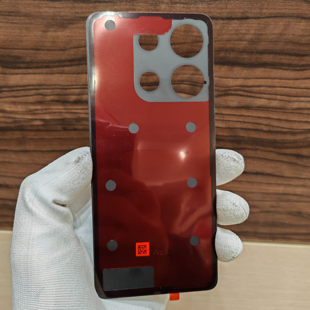 Крышка для Infinix Note 30 (X6833) Оригинальная (заднее стекло) цвет: Чёрный / Синий