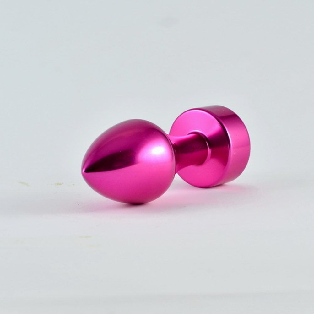 Ювелирная анальная втулка "Rosebud Aluminium" (голубой)
