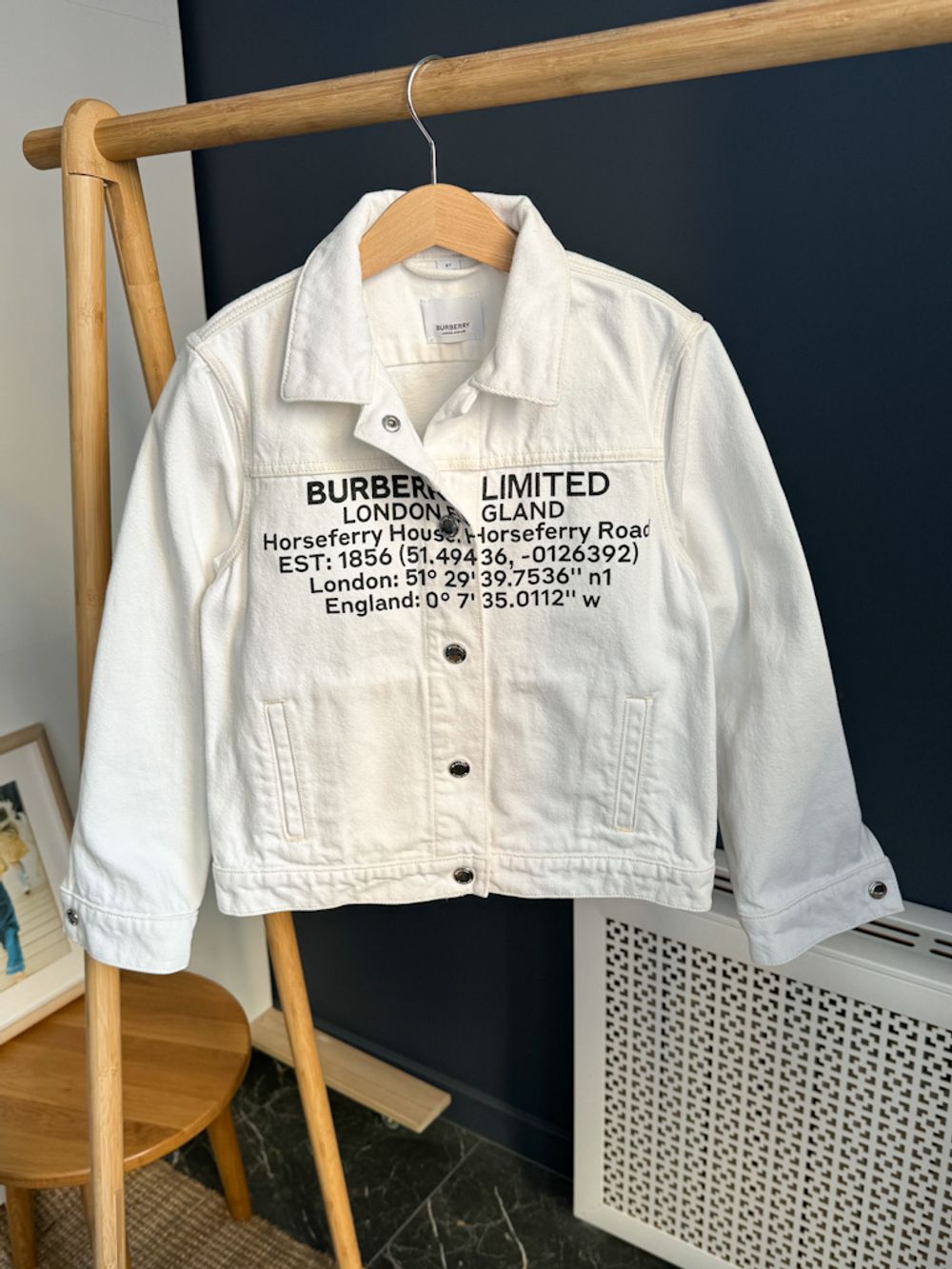 Хлопковая куртка Burberry, 128