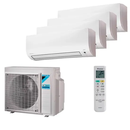 Мультисплит система на 4 комнаты Daikin ATXP25M x 4 / 4MXM80N9