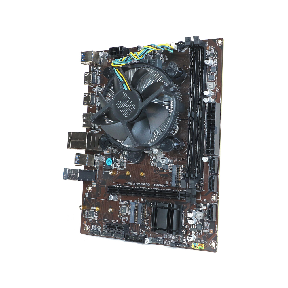 Материнская плата с процессором BaseTech H510M-K, Socket1200, i5-10600, mATX, Retail, Socket1200, Intel UHD Graphics 630, 2xDDR4, PCIe3.0, 2xM.2, GLAN, M.2 WiFi, 6xUSB2, 6xUSB3, 2xHDMI, DP, кулер CPU (BT-H510M-K-10600)
