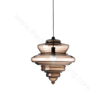 Pendant design lamp Neverending Glory La Scala by Lasvit (Brown)