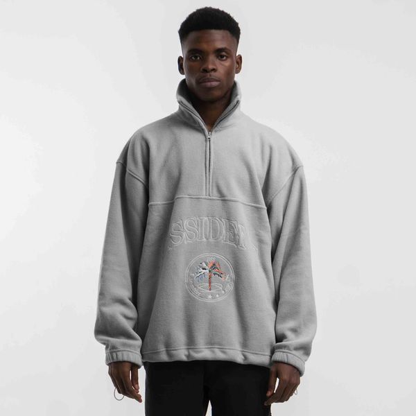 Толстовка флисовая DZ AW24 серая - фото 2