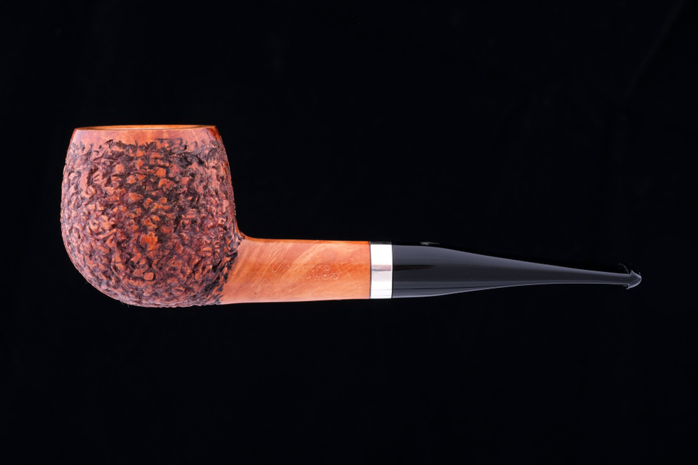 Курительная трубка L’Anatra Rustic Silver, L451-4