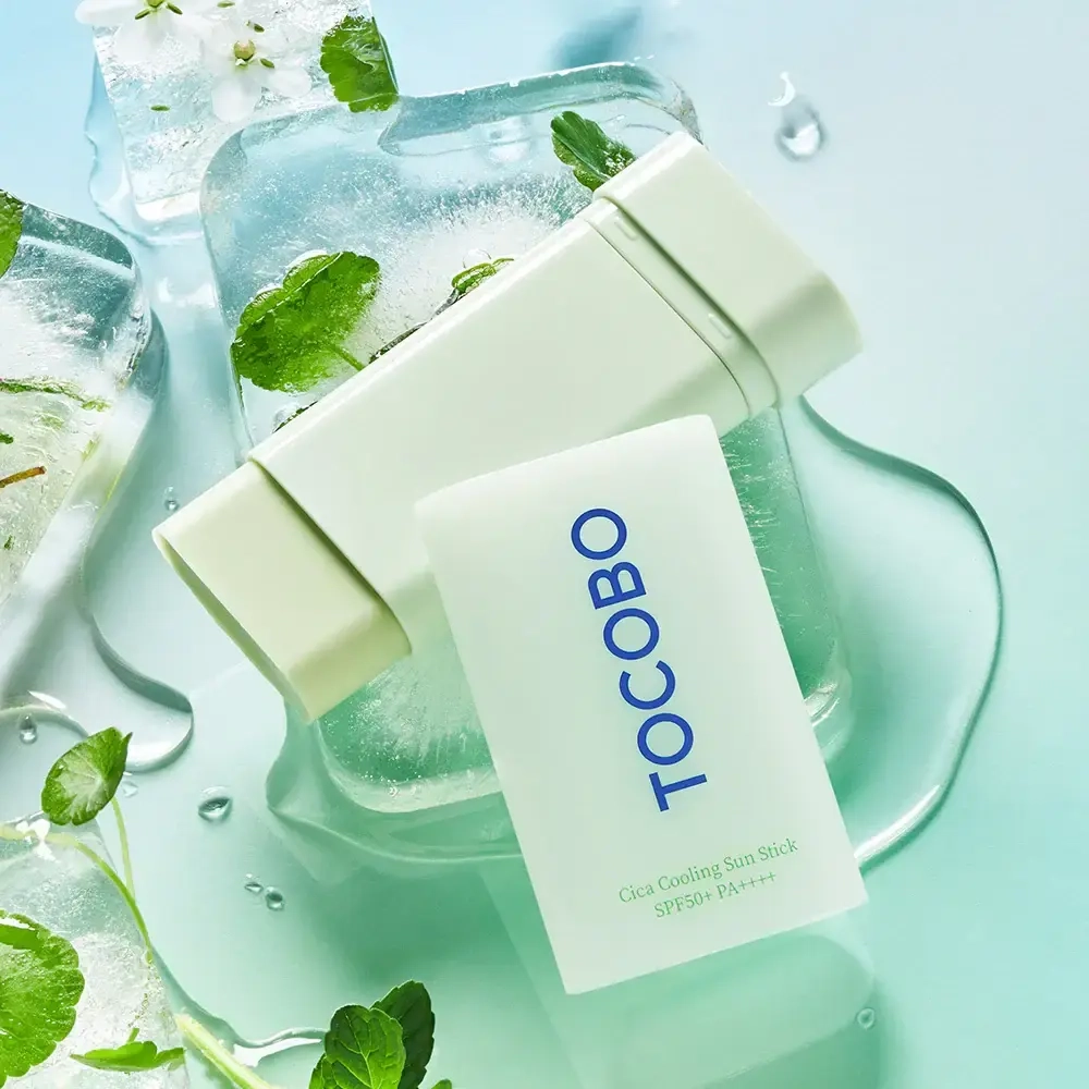 Успокаивающий солнцезащитный стик Tocobo Cica Cooling Sun Stick SPF50+ PA++++, 18г.