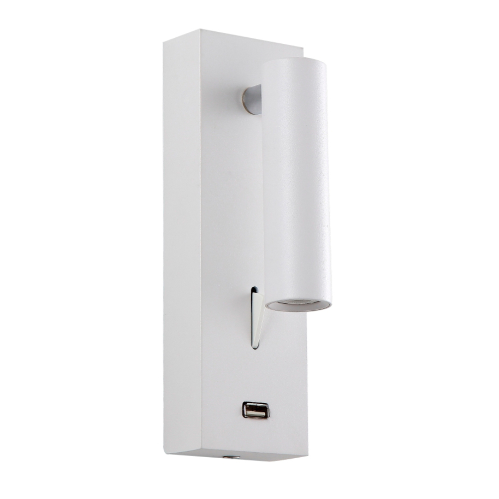 Настенный светодиодный светильник Crystal Lux CLT 210W USB WH