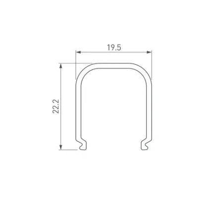 Экран ARH-WIDE-(B)-H20-2000 RRC Clear-PM (Arlight, Пластик)