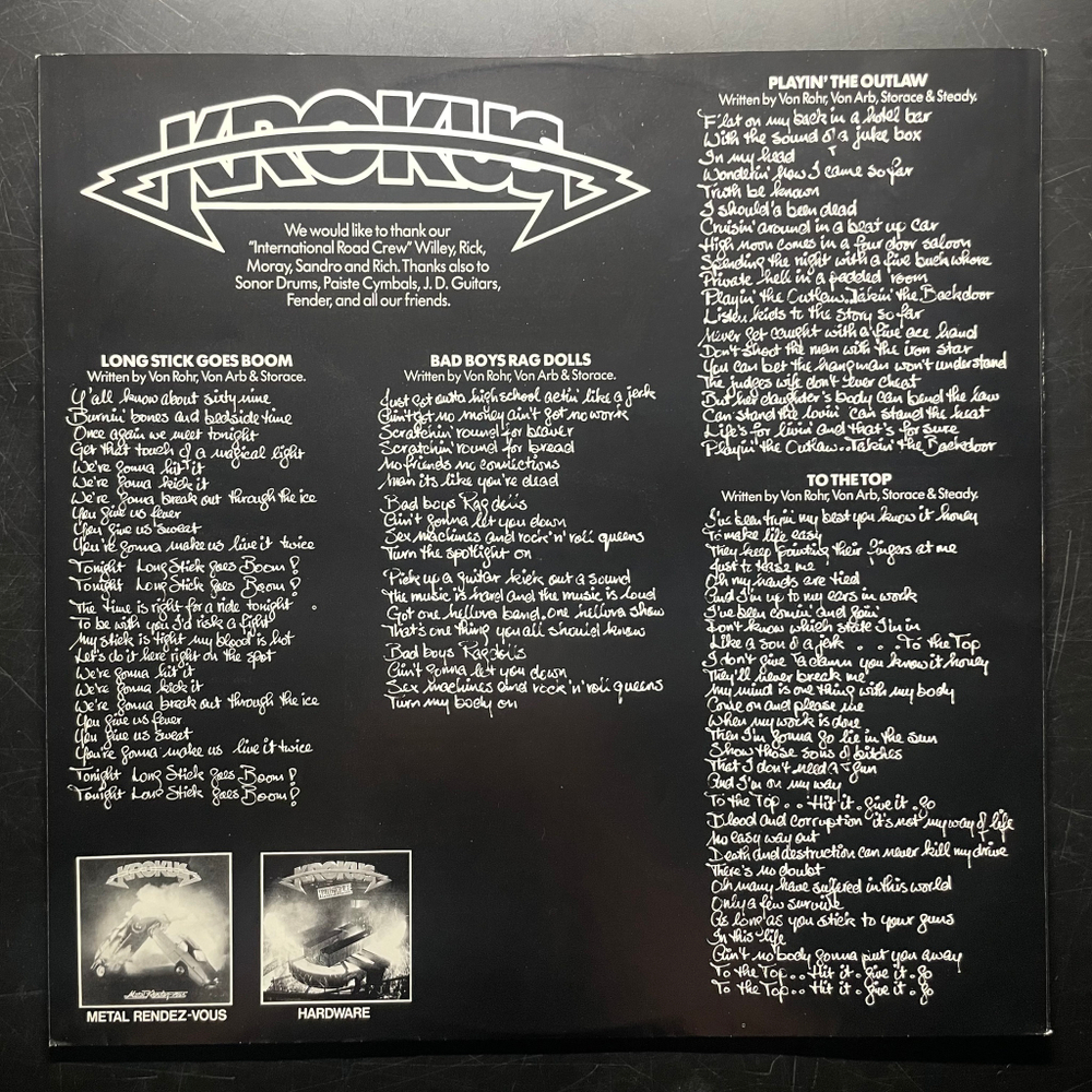 Krokus - One Vice At A Time (Голландия 1982г.)