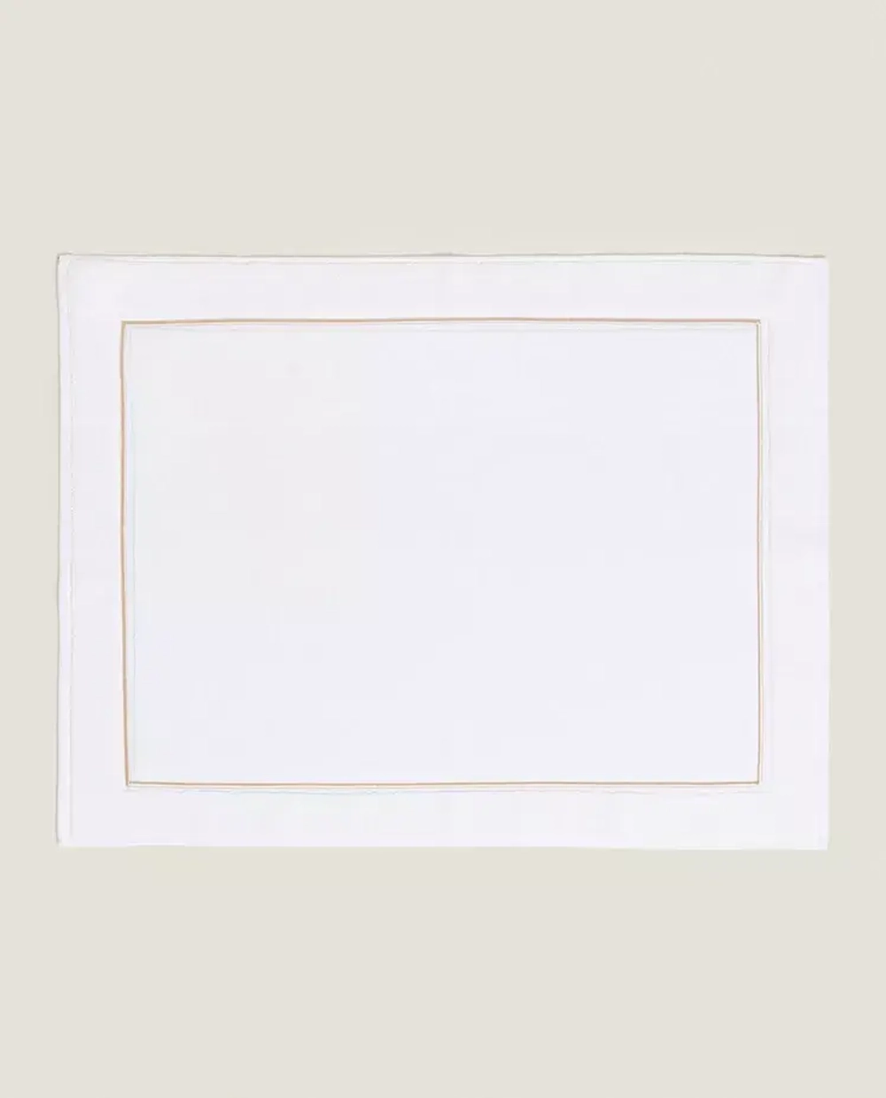 ZARA HOME КОВРИК ДЛЯ ВАННОЙ С ОТДЕЛКОЙ, БЕЖЕВЫЙ