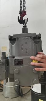 A11VO95LRS/10R-NSD12N00 - Насос аксиально-поршневой нереверсивный регулируемый с наклонной шайбой для незамкнутой гидросистемы, рабочий объем 95 см3, LRS = регулятор мощности с LS управлением, номинальное давление 350 бар, валS = шлицевой по ANSI B92.1a, проходной вал - нет