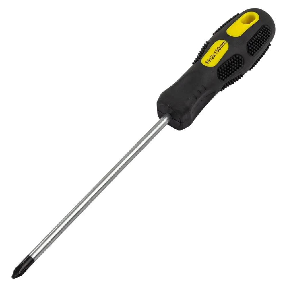 Отвертка крестовая магнитная PH2х150мм WMC TOOLS WMC-7111502B