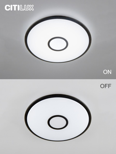 Citilux Старлайт Смарт CL703A65G RGB Умная люстра Венге