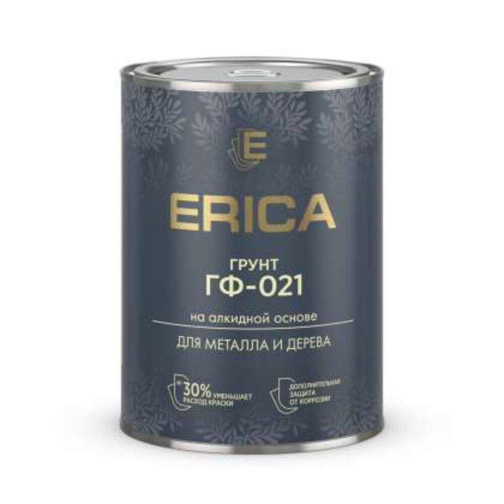 Грунт Erica ГФ-021, красно-коричневая, 0,8 кг