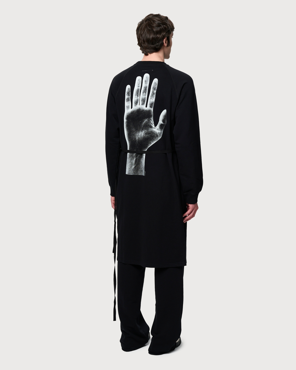MM6 MAISON MARGIELA СВИТШОТ ДЛИННЫЙ МУЖСКОЙ С ПРИНТОМ НА СПИНЕ