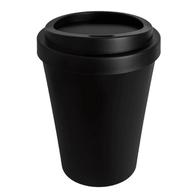 Корзина для мусора "Кофе" (COFFEE) 42л цвет черный