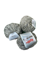 Пряжа Katia IRISH TWEED 3шт (Испания) 50% шерсть 25% шелк 25% нейлон 50г-65 м color 8904 -3шт